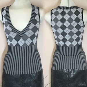 Black and grey colours , polyester spandex vest, Size S/M